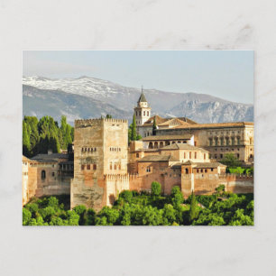 Alhambra, Granada, Andalusien, Spanien Vykort