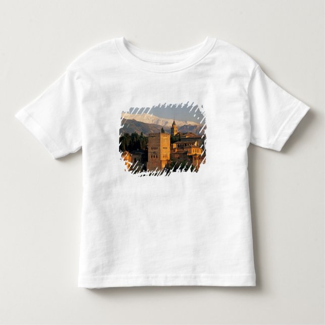 Alhambra. Granada Andaslusia, Spanien, Sierra Tee Shirt (Framsida)