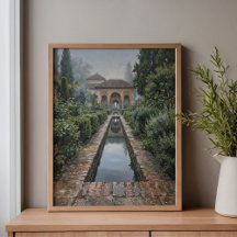 Alhambra Granada marmorbågekonst