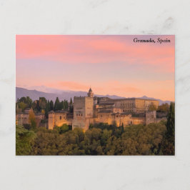 Alhambra, Granada Spanien Vykort