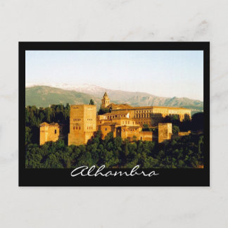 alhambra granada vykort