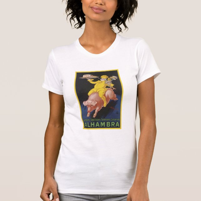 Alhambra Ham Flies Gris Ad Tee (Framsida)