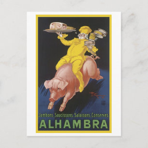 Alhambra Ham Flies Gris Ad Vykort