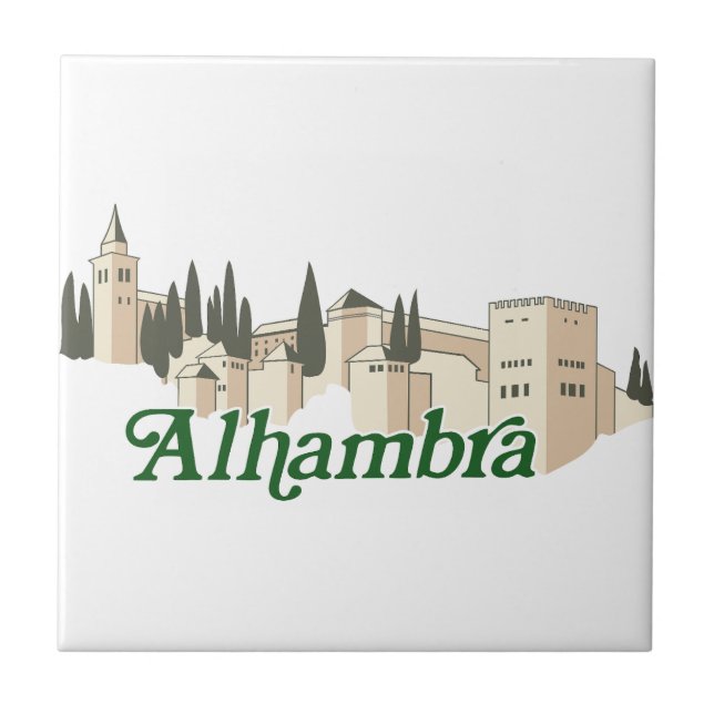 Alhambra Kakelplatta (Framsidan)