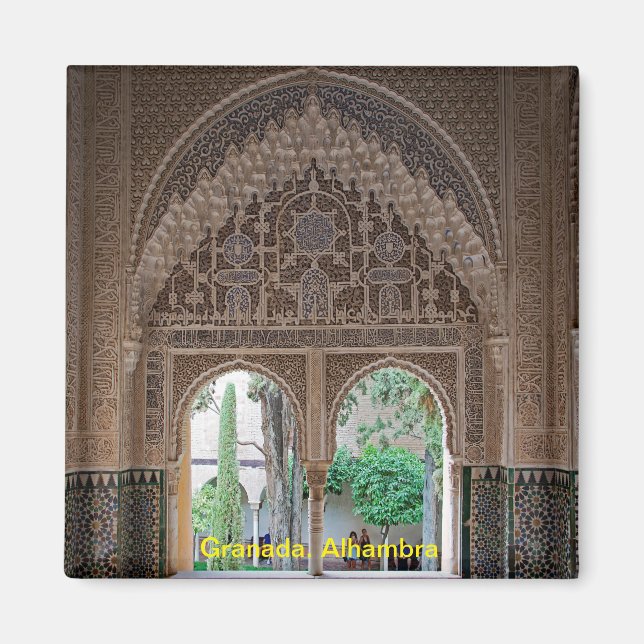 Alhambra. Konstruktionsdel Magnet (Framsidan)
