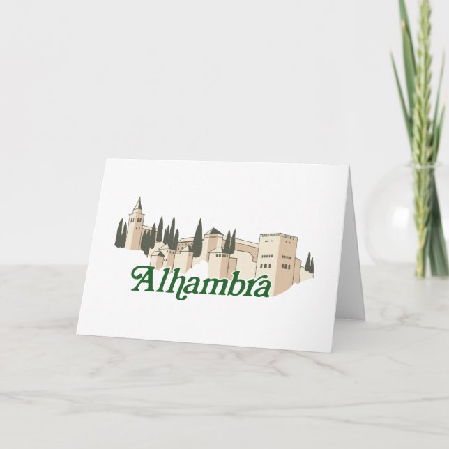 Alhambra Kort (Framsida)