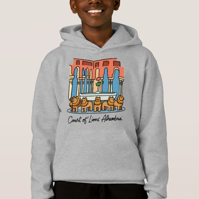 Alhambra Lejonens gård 3 T Shirt (Framsida)