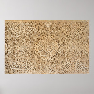 Alhambra mönster poster