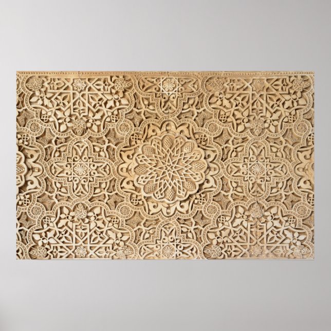 Alhambra mönster poster (Framsidan)