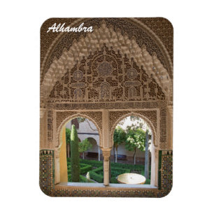 Alhambra Nasrid Palatset Magnet