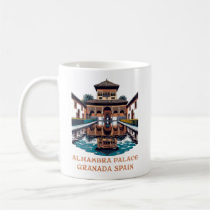 Alhambra Palace Granada Spanien Kaffemugg