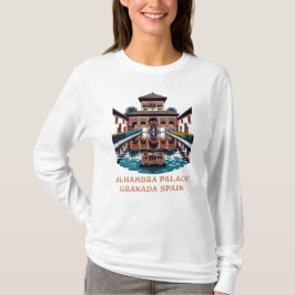 Alhambra Palace Granada Spanien T Shirt