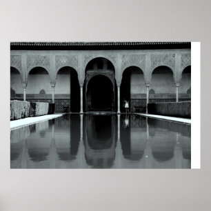 Alhambra-reflektion Poster