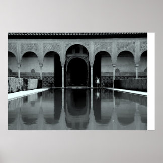 Alhambra-reflektion Poster