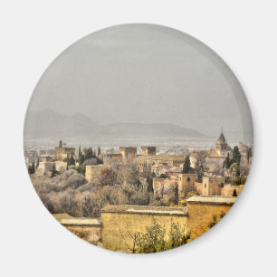 Alhambra slott, Granada, Spanien Magnet