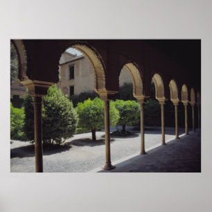 Alhambra slotten av Moorishcaliphsna Poster
