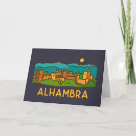 Alhambra solnedgång 2 kort
