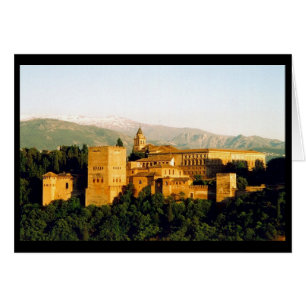alhambra spain hälsningskort