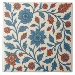 Alhambra Star – Moorish Floral Geometric Tile Kakelplatta<br><div class="desc">Bring elegance and heritage to your space with this Alhambra-inspired geometric tile design. Featuring a symmetrical star motif blended with Moorish floral elements, this design uses deep navy, golden beige, and subtle teal tones to reflect the timeless charm of Islamic-Spanish architecture. Perfect for wall decor, tiles, coasters, and home accessories....</div>