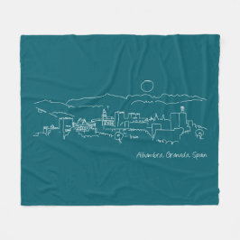 Alhambra Sunset Fleecefilt