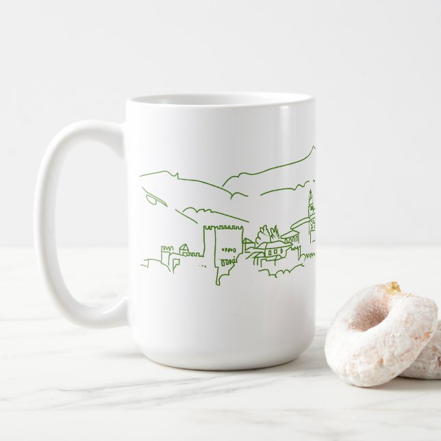 Alhambra Sunset Kaffemugg (Med munk)