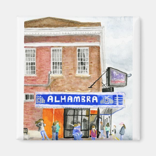 Alhambra Theater Magnet (Framsidan)