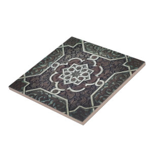 Alhambra utsmyckad mosaisk design kakelplatta