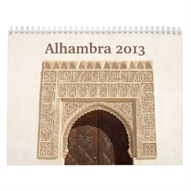 Alhambra väggkalender 2013 kalender (Omslag)