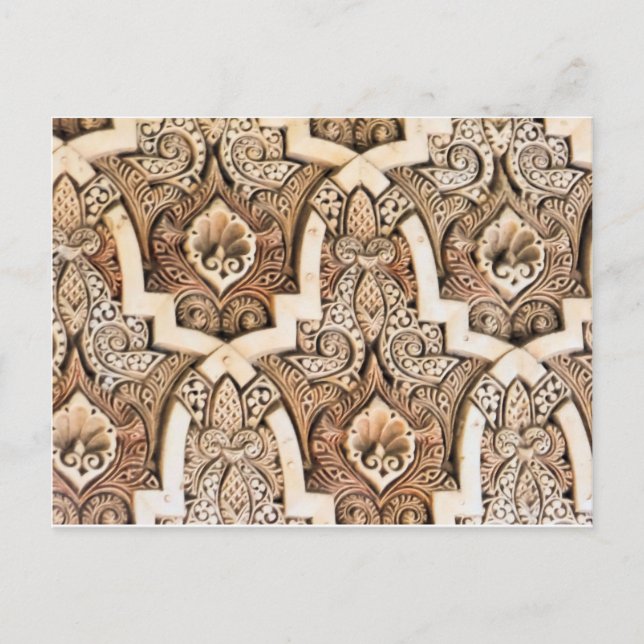 Alhambra Wall Tile #7 Vykort (Framsida)