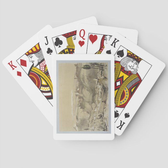 Alhambraen från Albayen, från 'skissar och dren Kortlek (Baksidan)