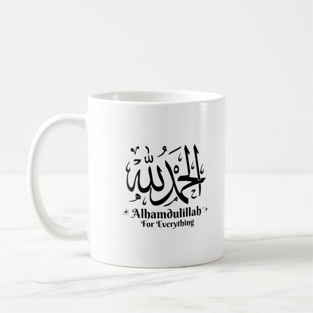 Alhamdulillah för allt islamiskt kaffemugg (Vänster)