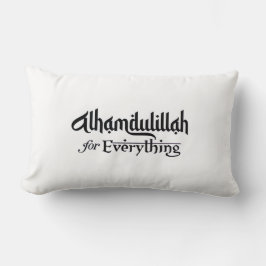 Alhamdulillah for Everything Minimal Islamic Gift Lumbarkudde