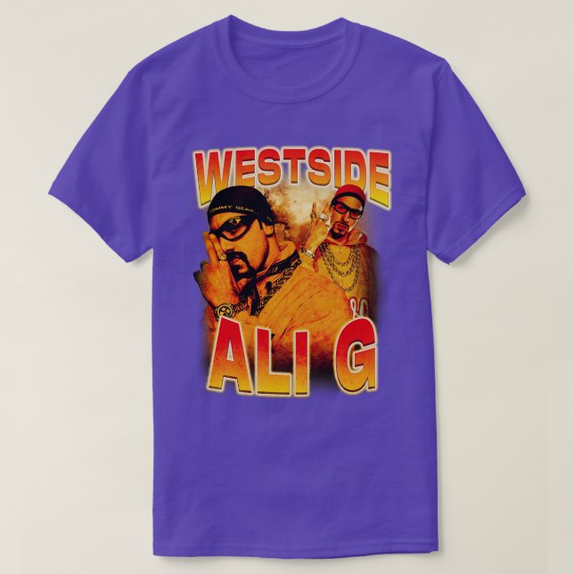 Ali G Bootleg Vintage T Shirt (Design framsida)