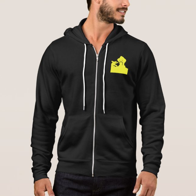 Ali G-inspirerad hoodie för sparaafrikaSpanien Tee Shirt (Framsida)