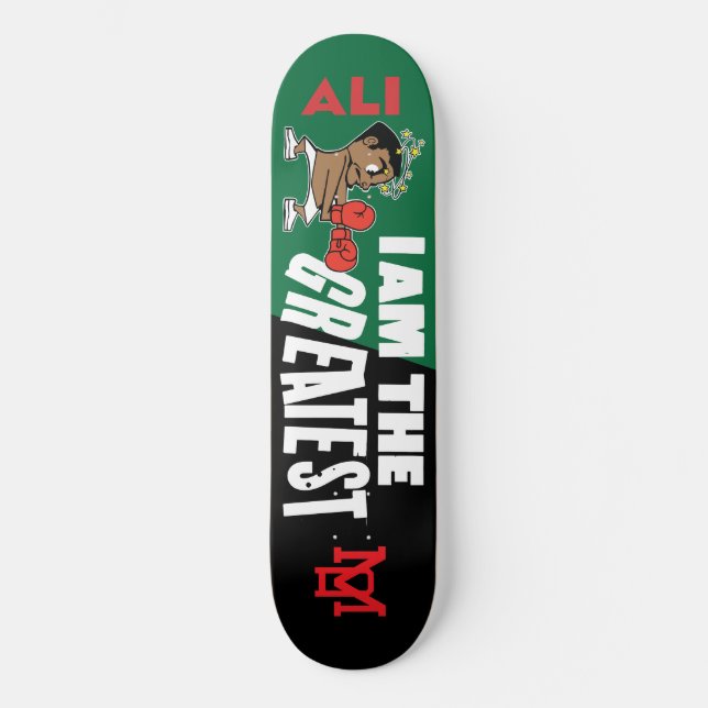 ALI  MINI SKATEBOARD BRÄDA 18,5 CM (Framsida)