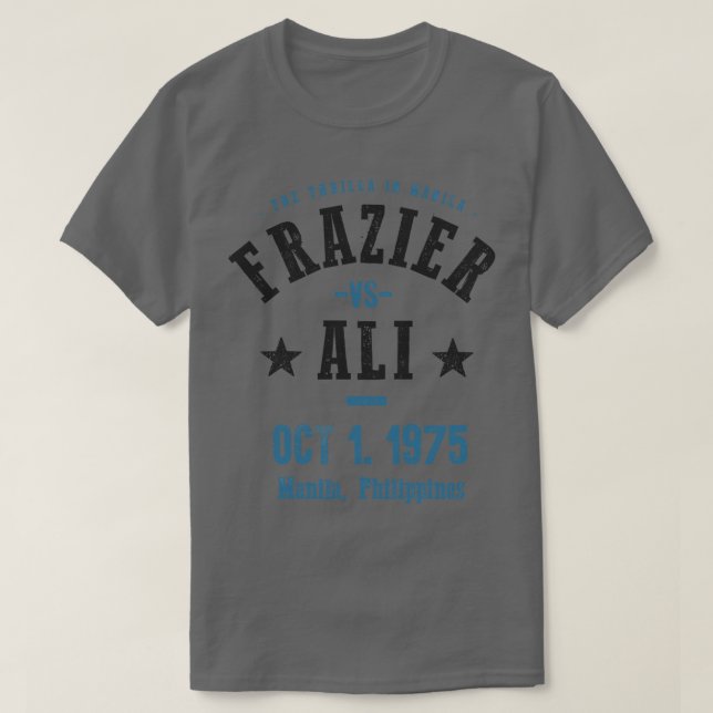 Ali mot Frazier Thrilla i Manila Tshirt T Shirt (Design framsida)