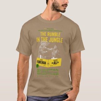 Ali vs Foreman Rumble in the Jungle tjej T Shirt
