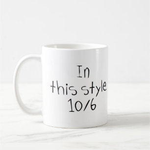 alias i stil 10/6 kaffemugg