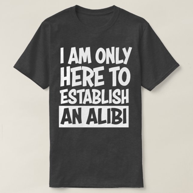Alibi T Shirt (Design framsida)