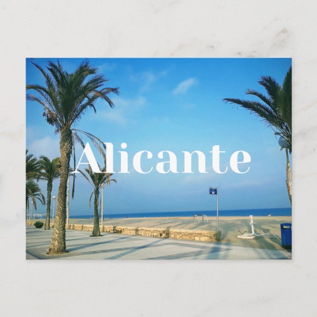 Alicante, Campello Postcard (Spanien) Vykort (Framsida)
