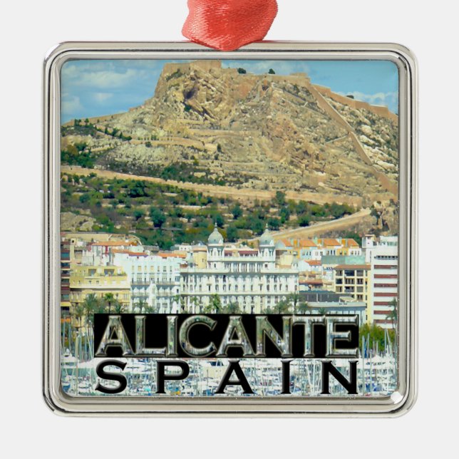 Alicante Julgransprydnad Metall (Framsidan)