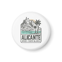 Alicante Sketch Santa Bárbara slott Costa Blanca 