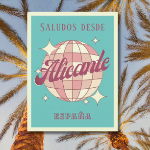 Alicante Spain España Retro Vintage Postcard Vykort