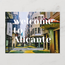 Alicante Spain Postcard, Calle de Las Setas Vykort