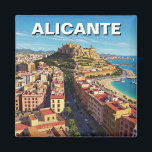 Alicante Spain Travel Magnet<br><div class="desc">Alicante, Spanien, är en fantastisk kuststad i sydöstra Medelhavet kusten, känd för sina gyllene stränder, rikens historia och den levande kulturen. Som huvudstad i provinsen Alicante i regionen Valencia har den ett varmt klimat året runt, och skapar den som ett populärt mål för både turister och utvandrare. Stadens krona-juvel är...</div>