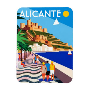 Alicante Spanien Resa Magnet