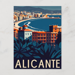 Alicante Spanien Vykort