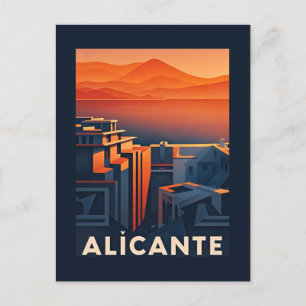 Alicante Spanien Vykort