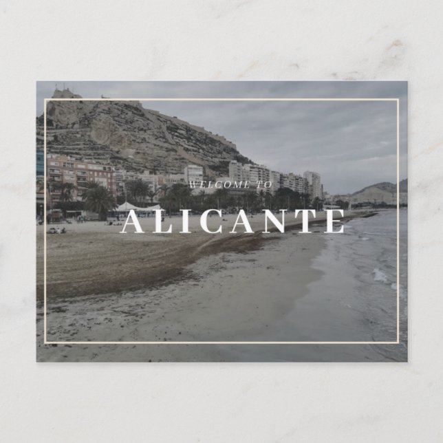 Alicante-vykort Vykort (Framsida)