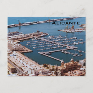 Alicantes hamn vykort